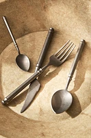 4-PIECE HEAVY STEEL FLATWARE SET