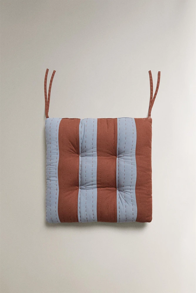 STRIPED SEAT CUSHION x COLLAGERIE