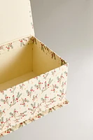 CHRISTMAS HOLLY STORAGE BOX