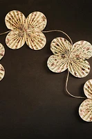 FLORAL PAPER CHRISTMAS GARLAND