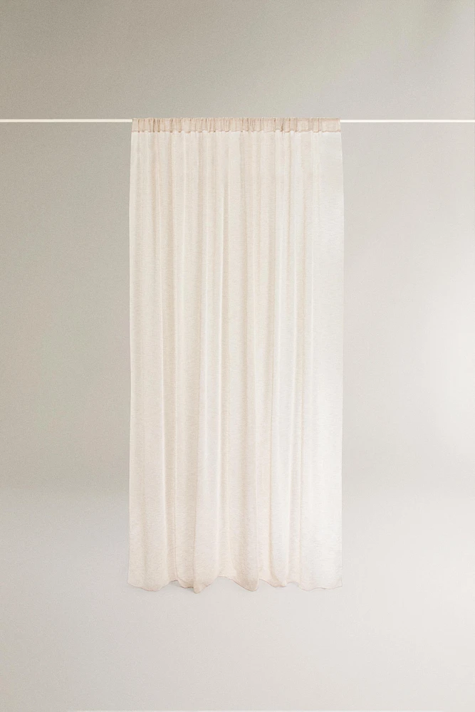 THIN DOUBLE-WIDE CURTAIN