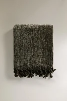 CHENILLE BLANKET WITH FRINGING