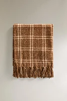 PLAID CHENILLE BLANKET