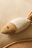 COTTON FISH TOY FOR PETS