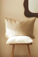 PLAIN LINEN THROW PILLOW COVER