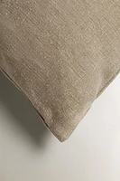 PLAIN LINEN THROW PILLOW COVER