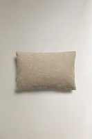 PLAIN LINEN THROW PILLOW COVER