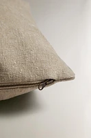 PLAIN LINEN THROW PILLOW COVER