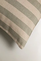 STRIPED THROW PILLOW COVER