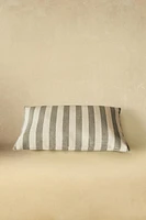 STRIPED THROW PILLOW COVER