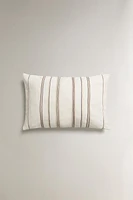 STRIPED THROW PILLOW COVER