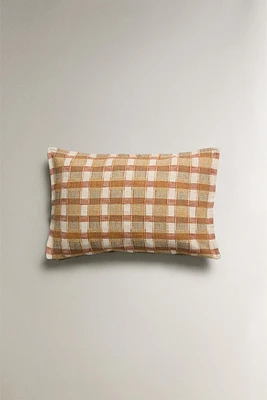 CHECK THROW PILLOW COVER