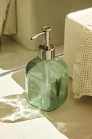 GREEN BATHROOM SOAP DISPENSER