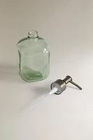 GREEN BATHROOM SOAP DISPENSER