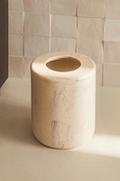 MARBLE-EFFECT BATHROOM TRASH CAN