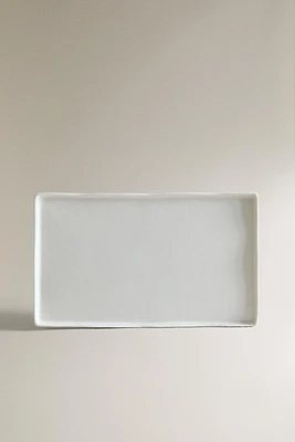 TEXTURED CERAMIC BATHROOM TRAY