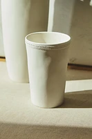 CERAMIC TOOTHBRUSH BORDER-DESIGN CUP