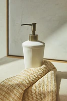 CERAMIC BATHROOM DISPENSER WITH BORDER