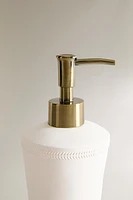 CERAMIC BATHROOM DISPENSER WITH BORDER