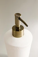 CERAMIC BATHROOM DISPENSER WITH BORDER