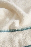 BATH TOWEL WITH CONTRAST BORDER