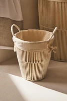 BATHROOM TRASH CAN WITH COTTON LINING