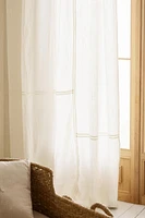 CHILDREN'S EMBROIDERED COTTON CURTAIN