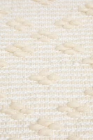 BRAIDED COTTON AND WOOL AREA RUG