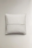 CHILDREN’S STRIPED DYED LINEN THROW PILLOW COVER