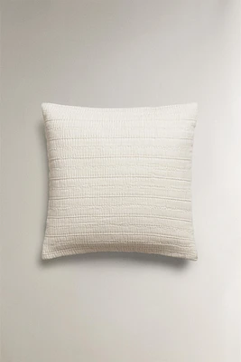 CHILDREN'S TEXTURED THROW PILLOW COVER