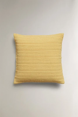 CHILDREN'S TEXTURED THROW PILLOW COVER