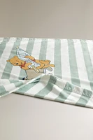 CHILDREN’S WINNIE THE POOH STRIPED FLEECE BLANKET