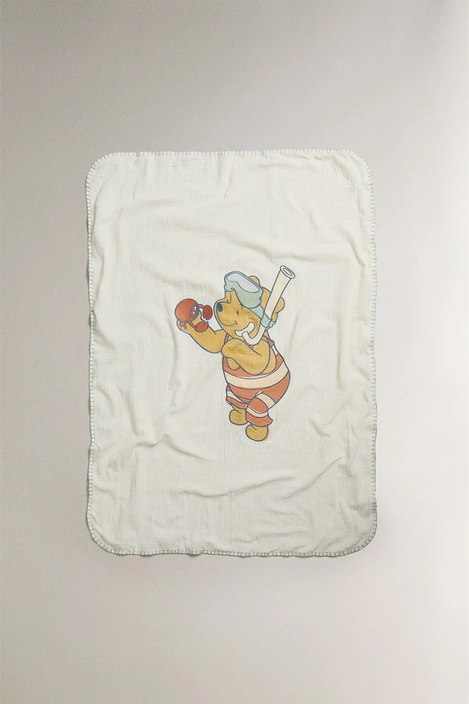 CHILDREN’S WINNIE THE POOH CHIFFON BLANKET