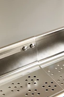 EXTENDABLE METAL DRAINING RACK