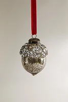 GLITTERY BELL CHRISTMAS TREE DECORATION