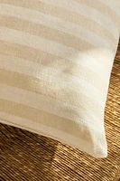 STRIPED THROW PILLOW COVER