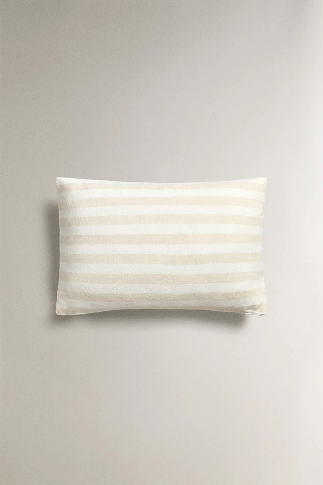 STRIPED THROW PILLOW COVER