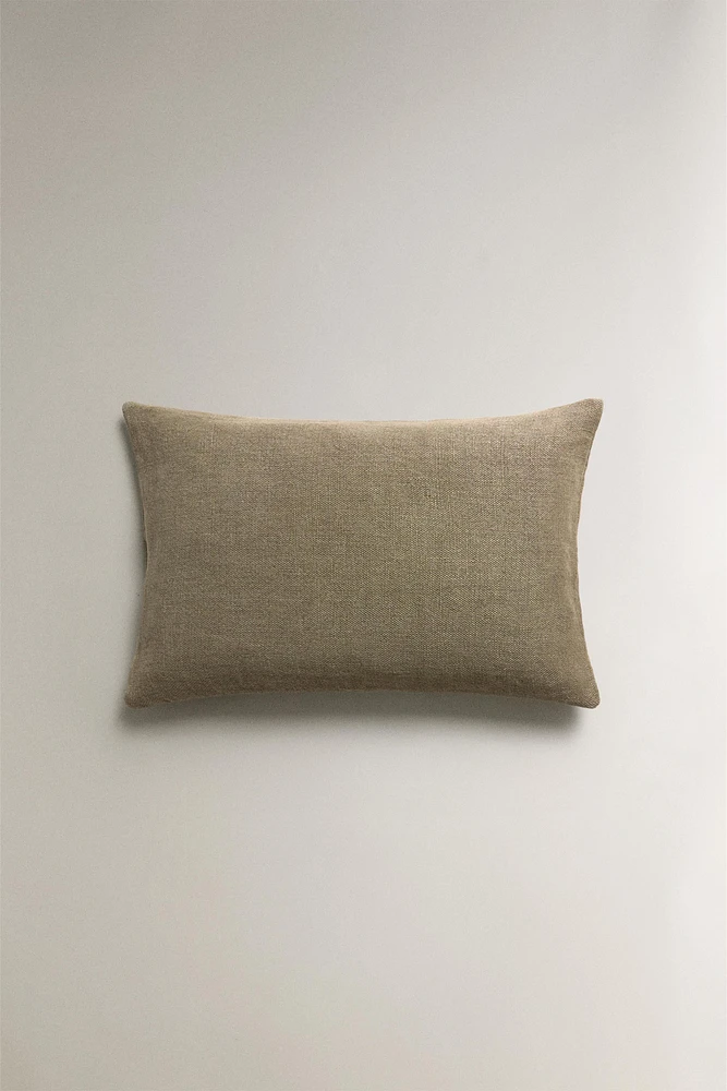 LINEN THROW PILLOW COVER