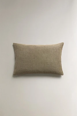 LINEN THROW PILLOW COVER