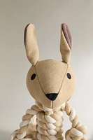 CORD RABBIT PET TOY