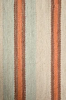 STRIPED WOOL BLEND AREA RUG