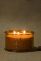 G) SALTED CARAMEL SCENTED CANDLE