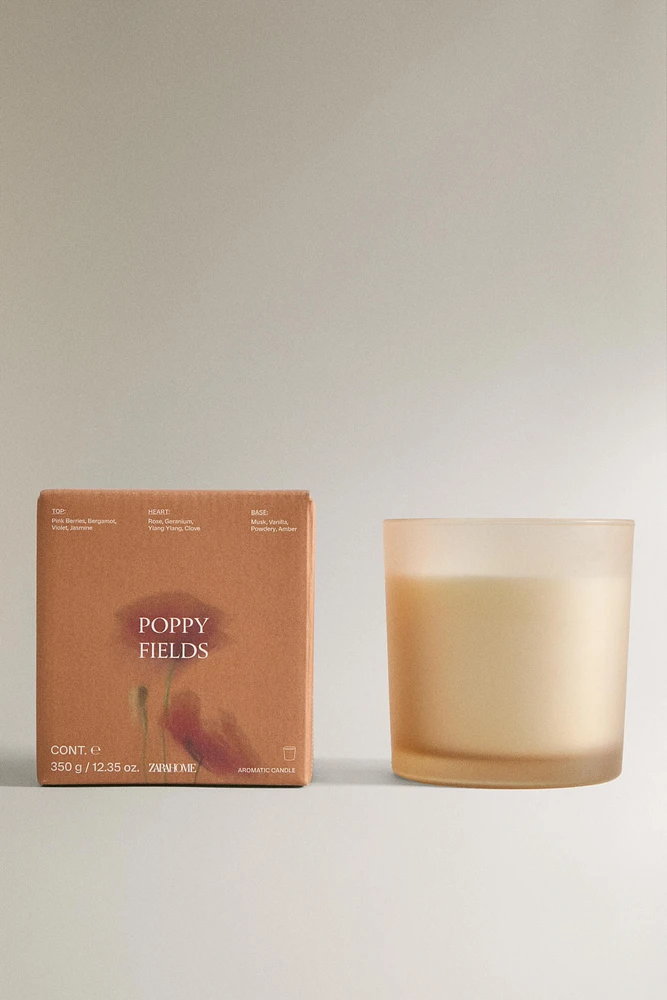 (350 G) POPPY FIELDS SCENTED CANDLE