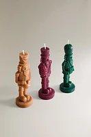 SET OF NUTCRACKER SCENTED CANDLES (SET OF 3)