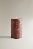 CYLINDRICAL SALTED CARAMEL SCENTED CANDLE