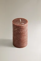 CYLINDRICAL SALTED CARAMEL SCENTED CANDLE