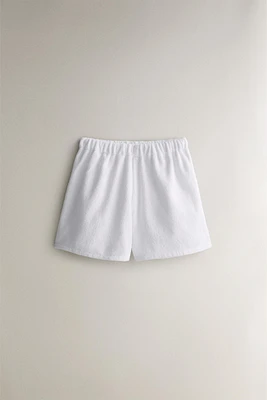 COTTON TERRY SHORTS