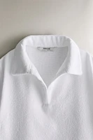 COTTON TERRYCLOTH POLO SHIRT