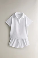 COTTON TERRYCLOTH POLO SHIRT