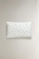 CHILDREN’S DONKEY PRINT MUSLIN PILLOWCASE